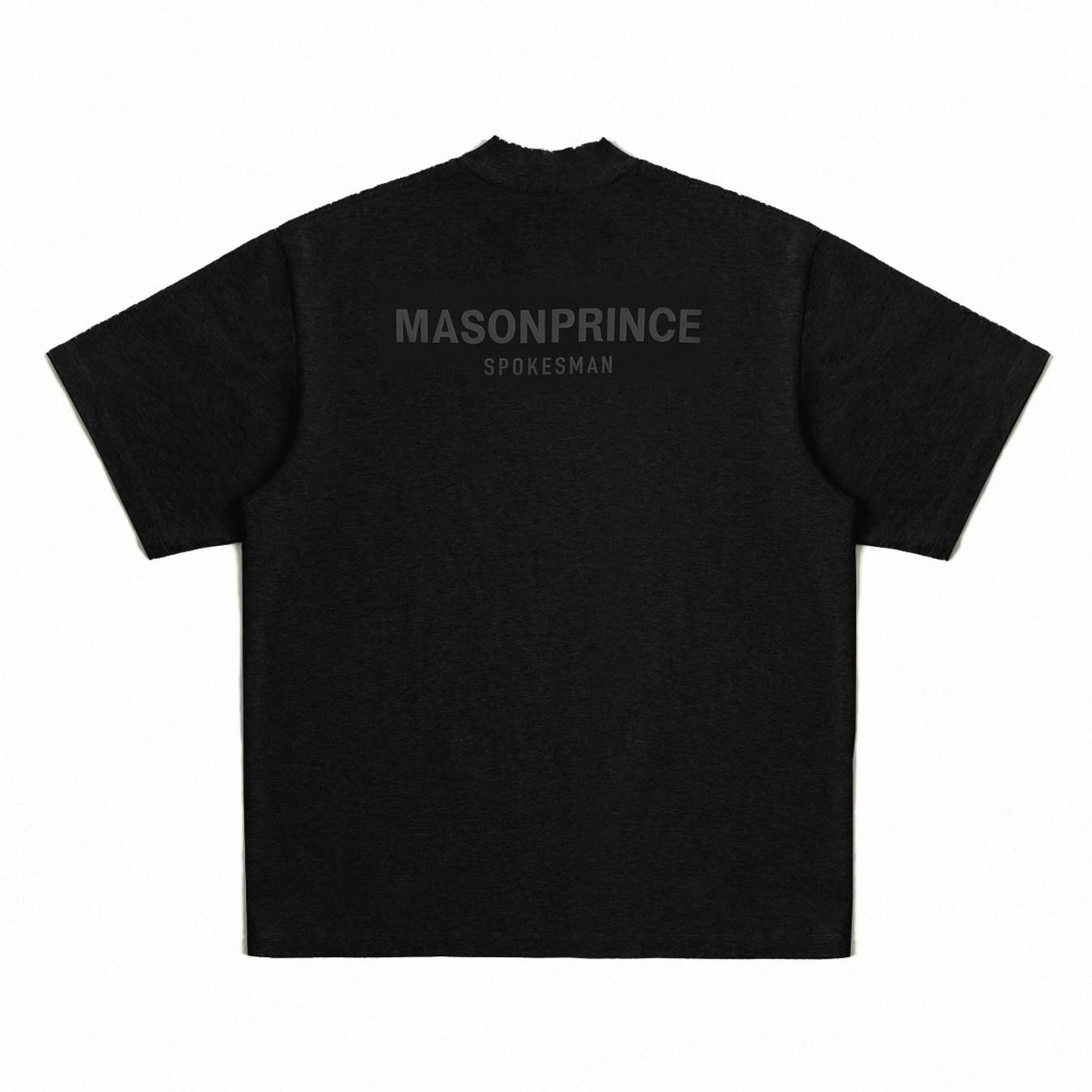 MASONPRINCE SPOKESMAN REFLECTIVE BLACK TEE