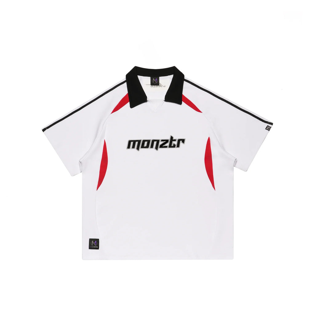 MONZTR JERSEY TEE WHITE