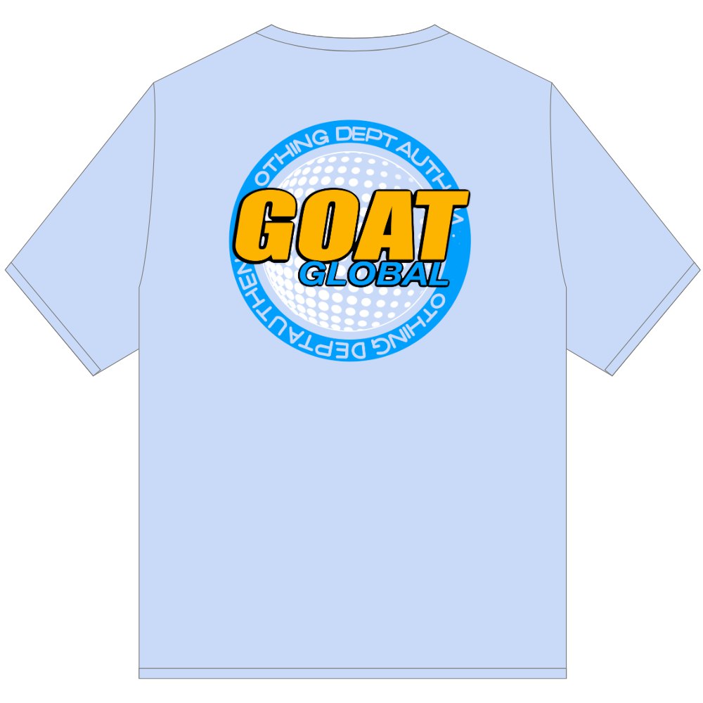 GOAT GLOBAL T SHIRT BLUE