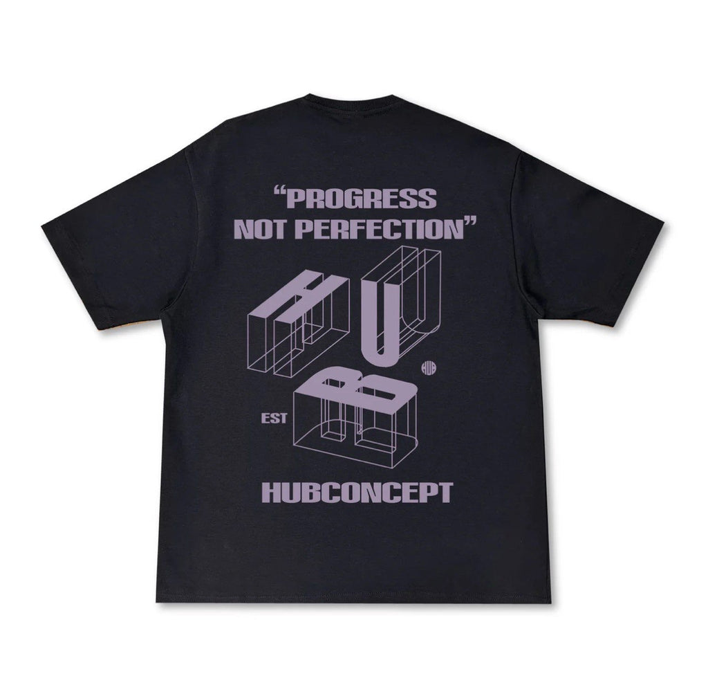 4D WORLD HUBCO TEE BLACK