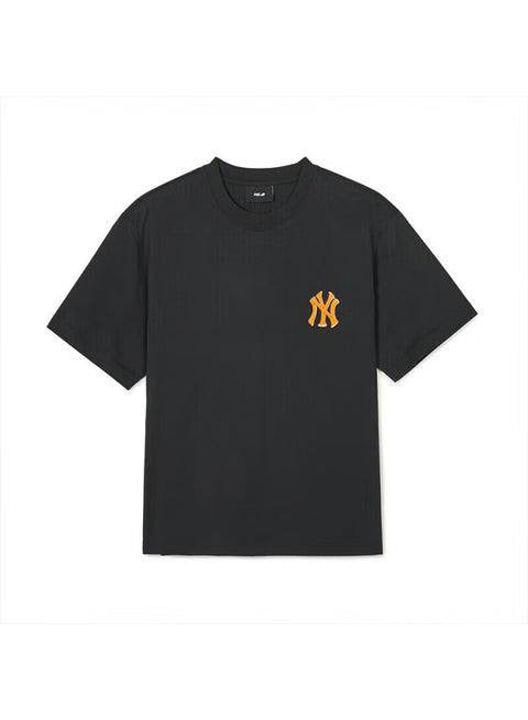 MLB Brown and Orange Graphic Logo Tee Black