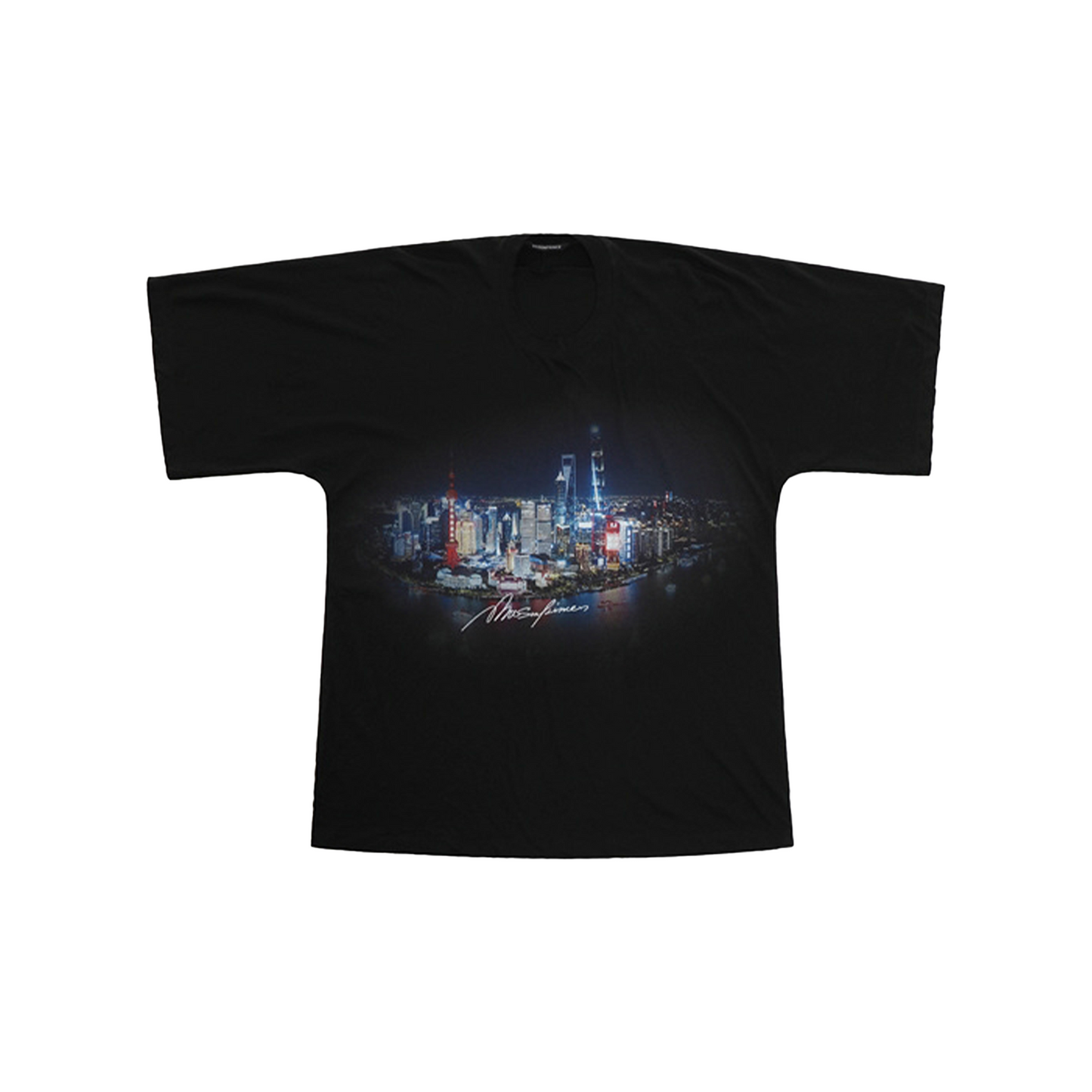 MASONPRINCE SS25  SHOW NIGHT SCENE TEE BLACK