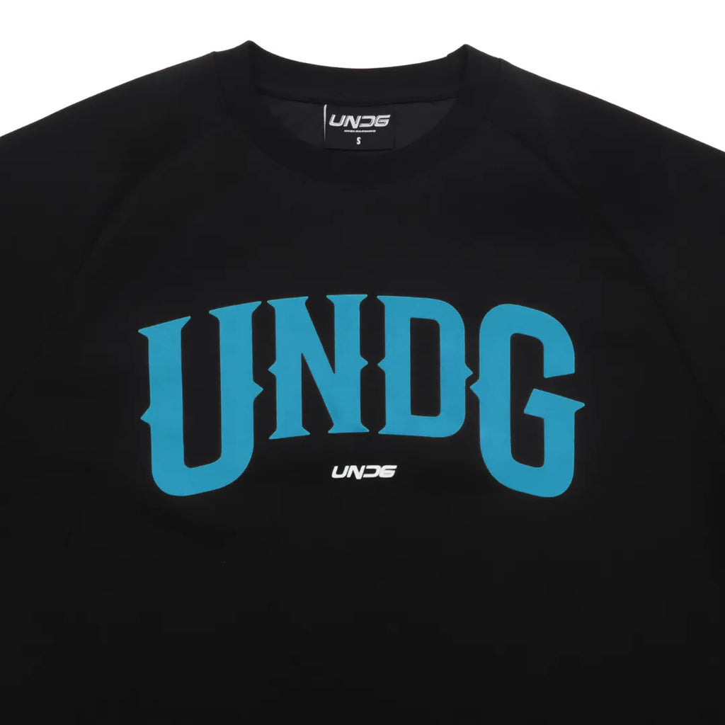 UNDG ICON RAGLAN TEE (BLACK/BLUE)