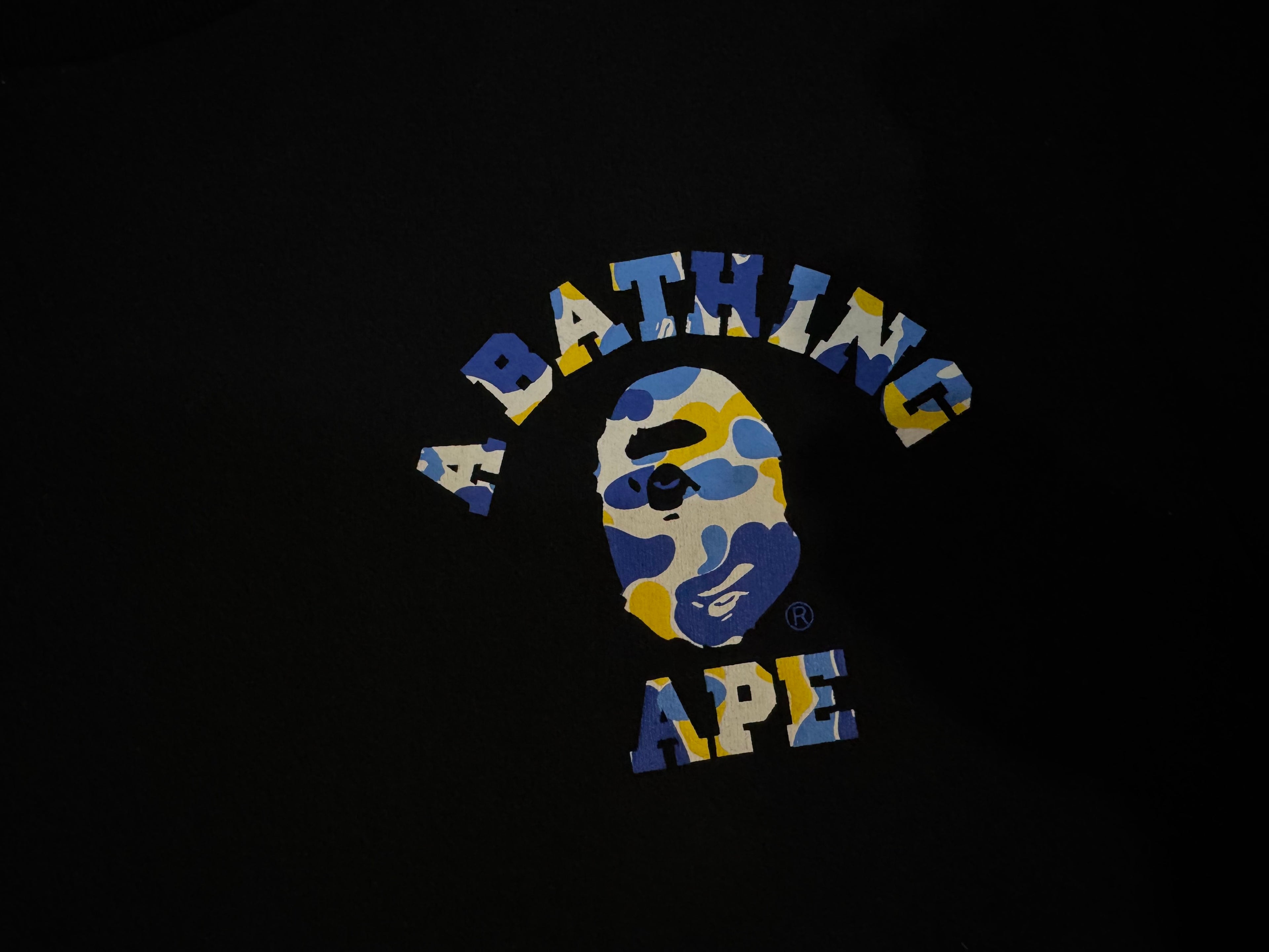 BAPE SHANGHAI EXCLUSIVE BLACK TEE