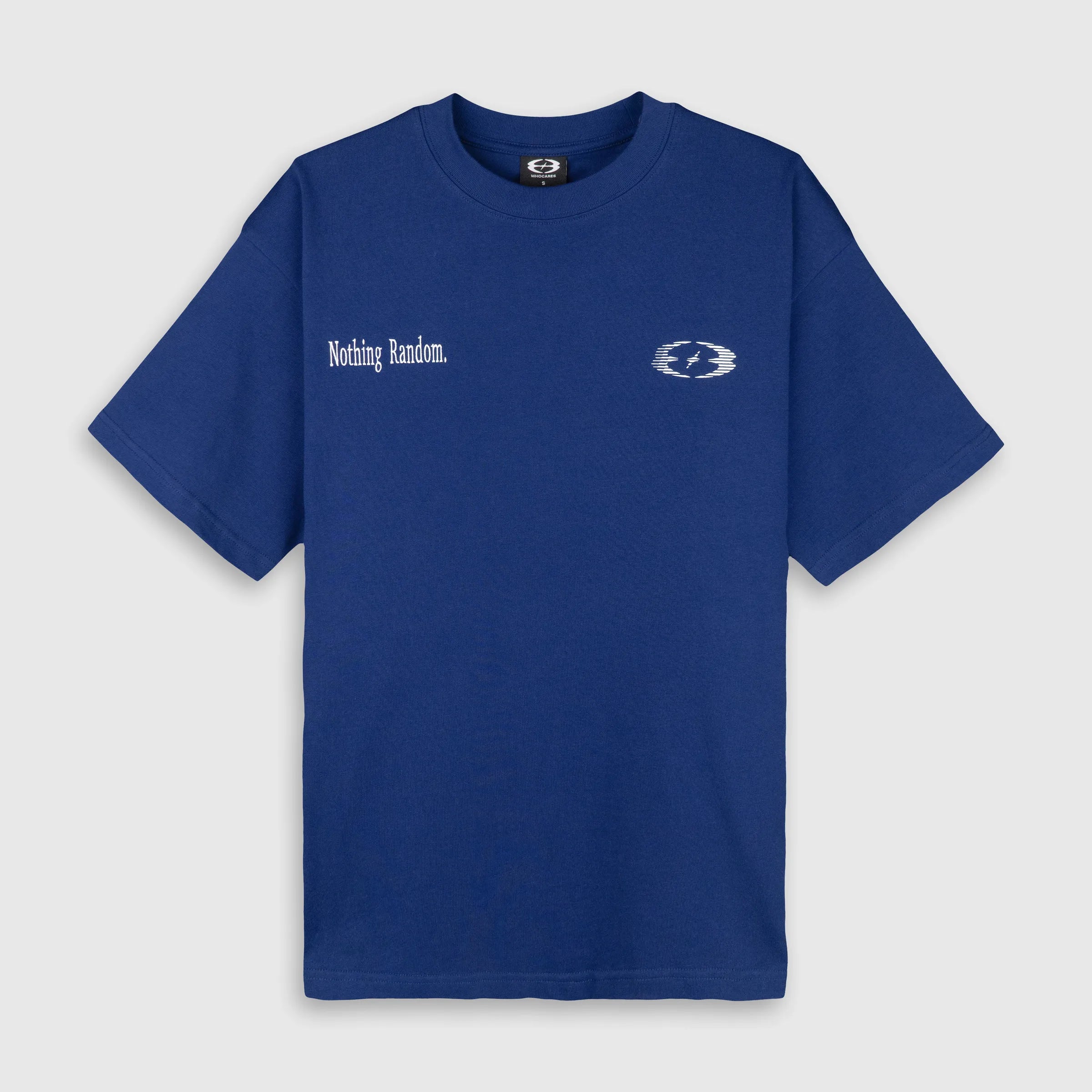 WHOCARES NO IDEA TEE BLUE