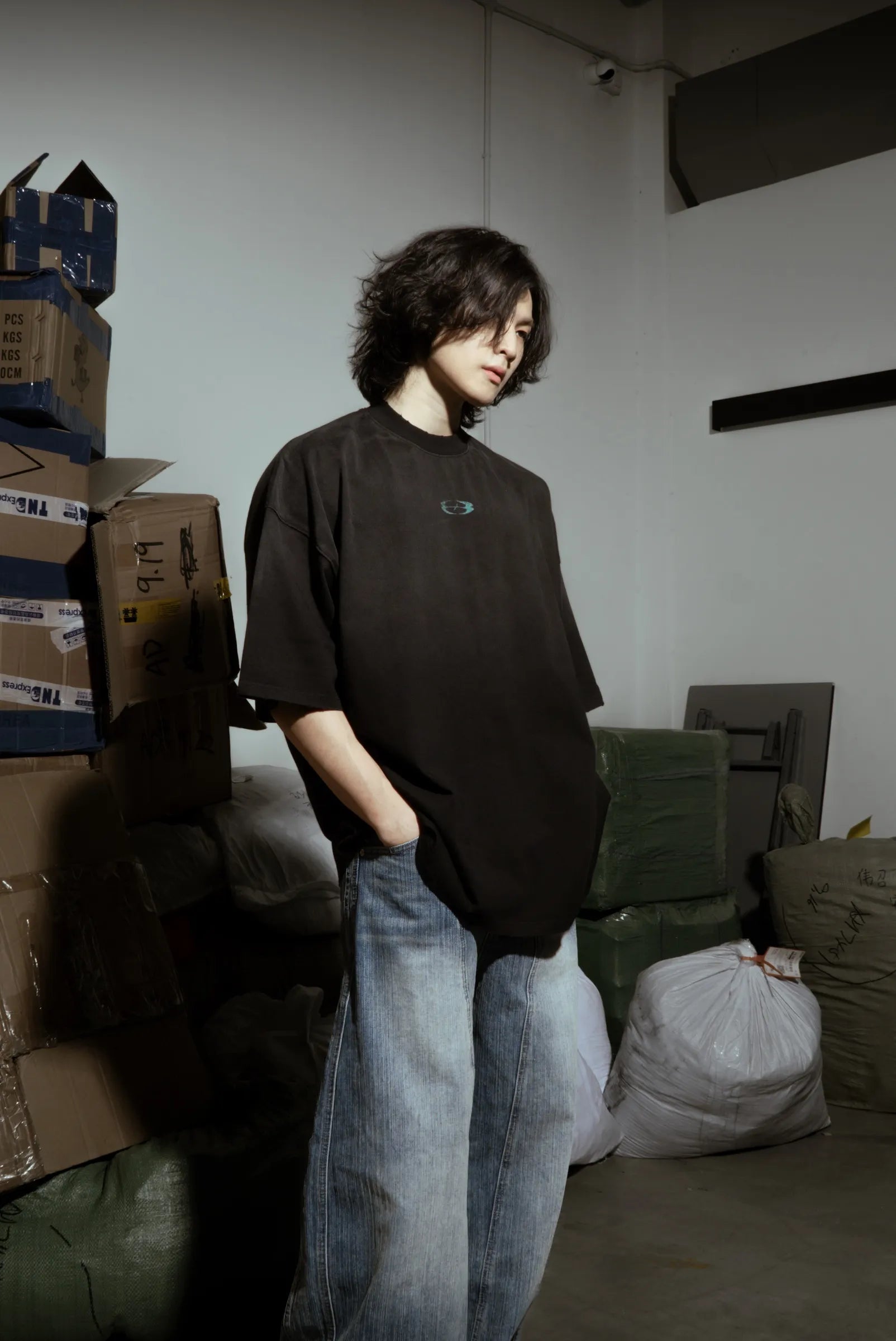 WHOCARES STATUE OF LIBERTY TEE BLACK