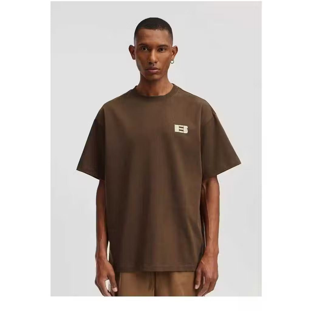 BONELESS TEXTURED TEE BROWN