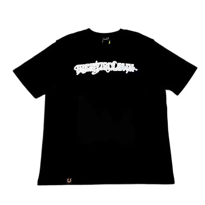 RICKYISCLOWN LACE CLOWN BLACK TEE