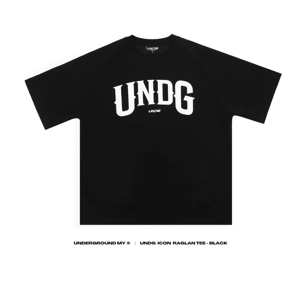 UNDG ICON RAGLAN TEE (BLACK