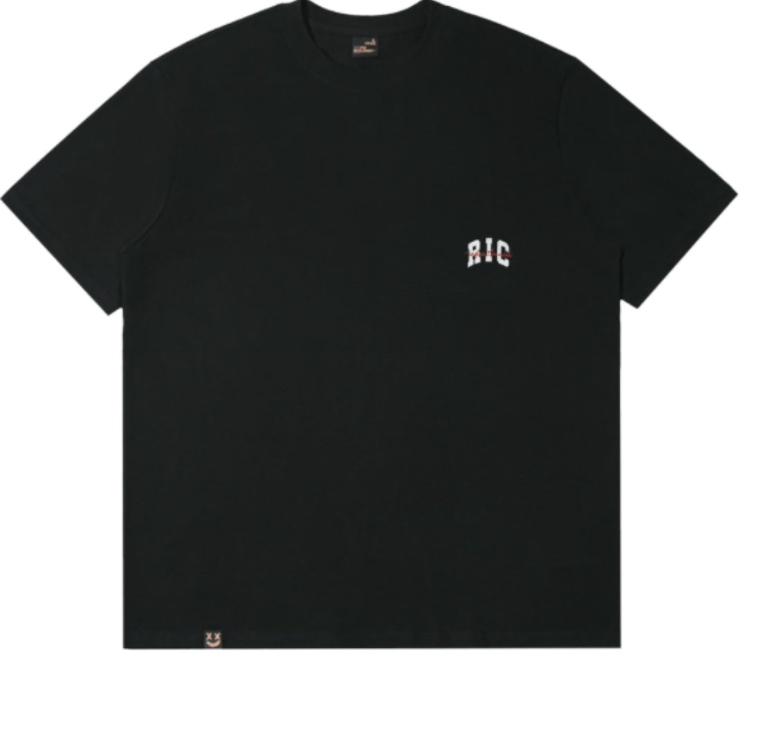 RICKYISCLOWN WHITE SNAKE SKIN BLACK T SHIRT