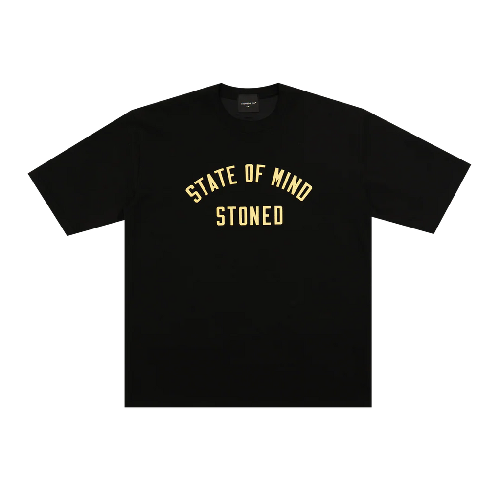 Stoned & Co Originals V2 Black Yellow Tee