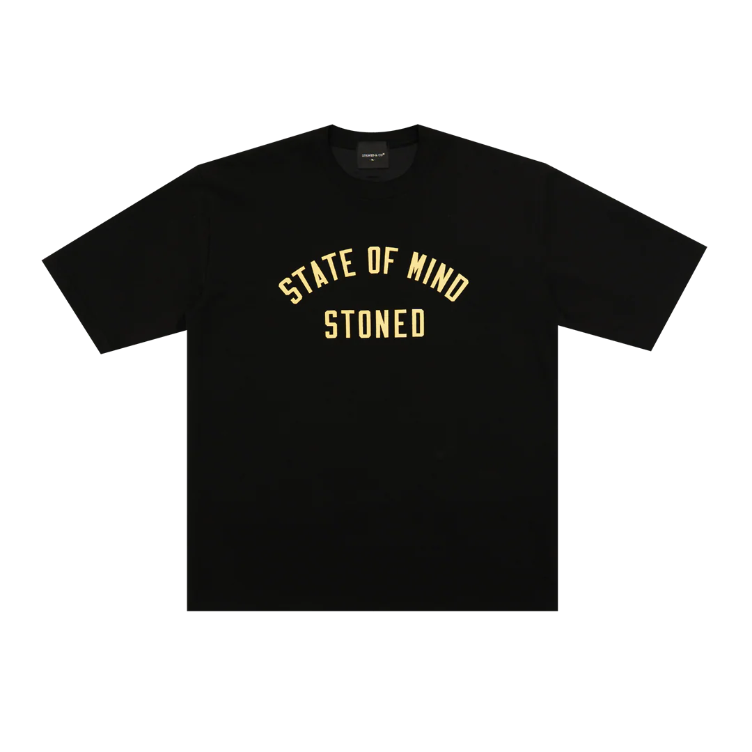 Stoned & Co Originals V2 Black Yellow Tee