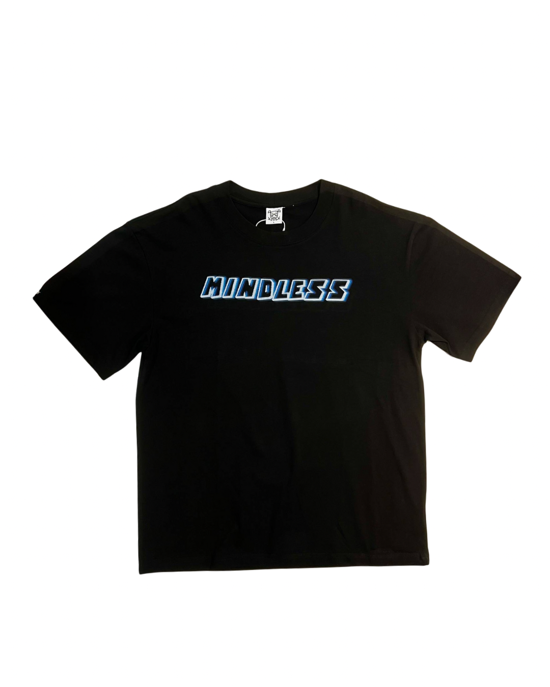 MINDLESS NEON BLUE TEE BLACK