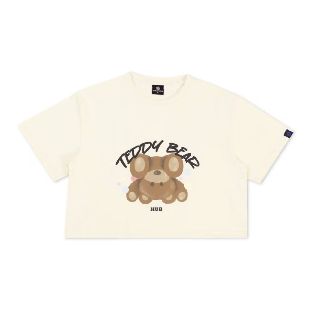 HUBCO TEDDY BEAR CROP TOP BEIGE