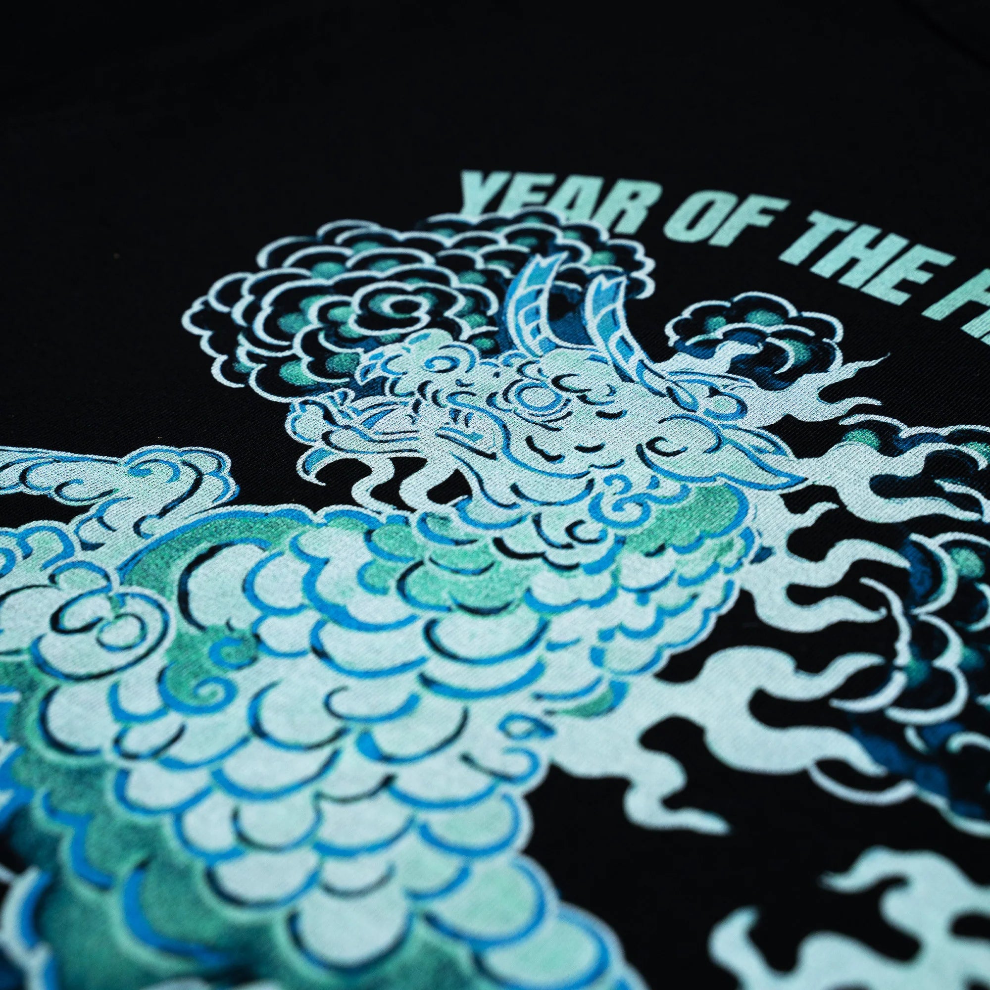 TNTCO PORCELAIN HORSE TEE BLACK