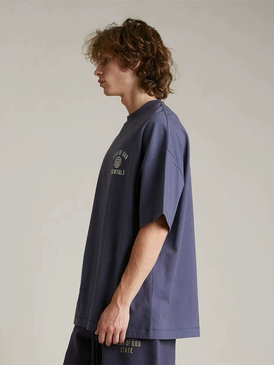 FEAR OF GOD essentials university logo Marine Tee