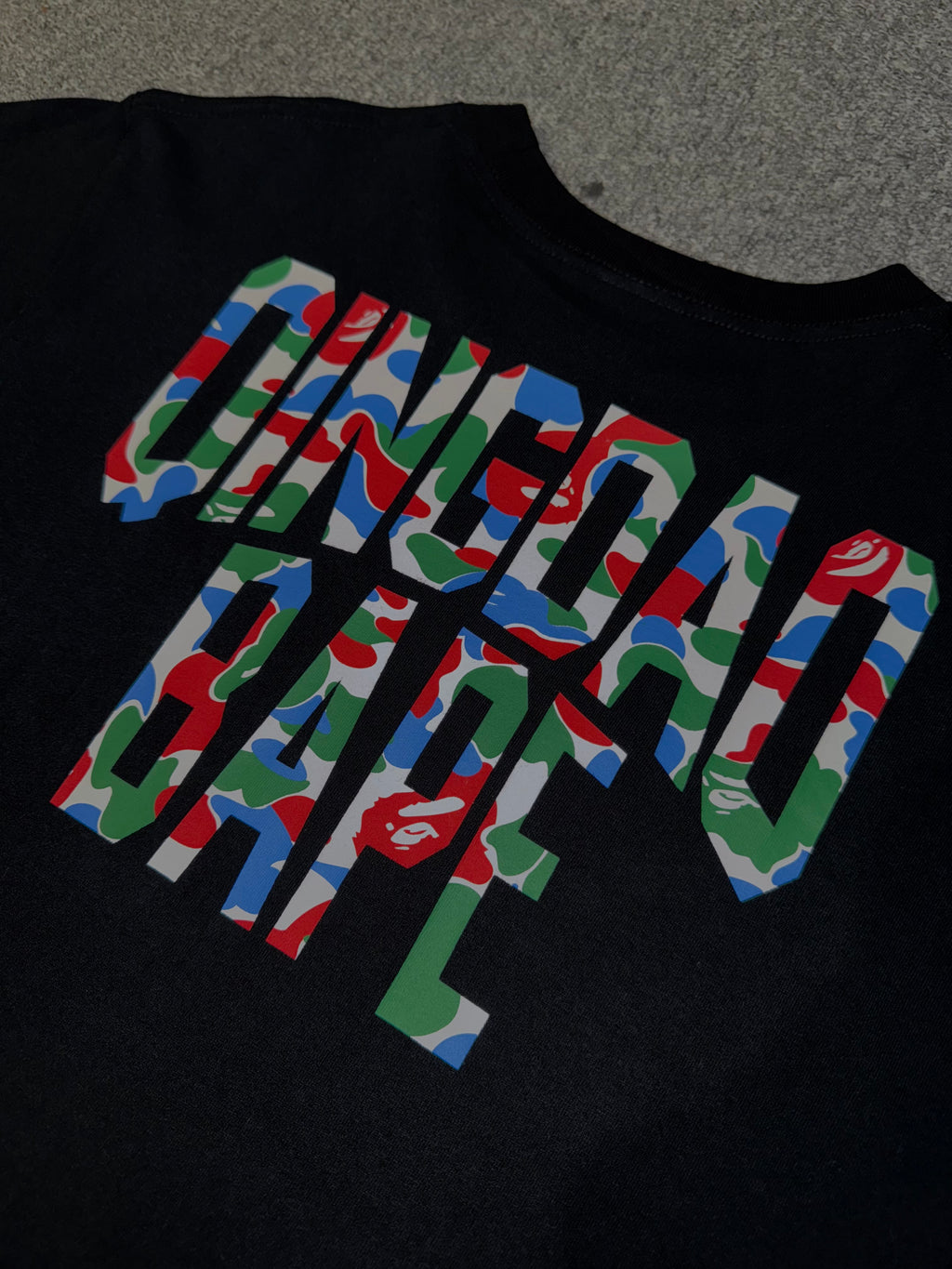 BAPE CHING DAO EXCLUSIVE BLACK TEE