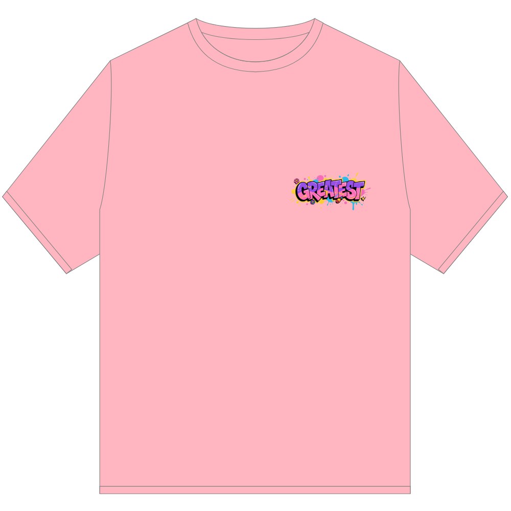 GOAT PLAYGROUND POP T SHIRT LIGHT PINK