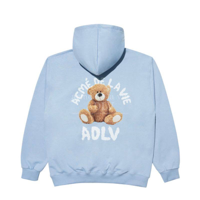 ADLV HOODIE TEDDY BEAR BLUE