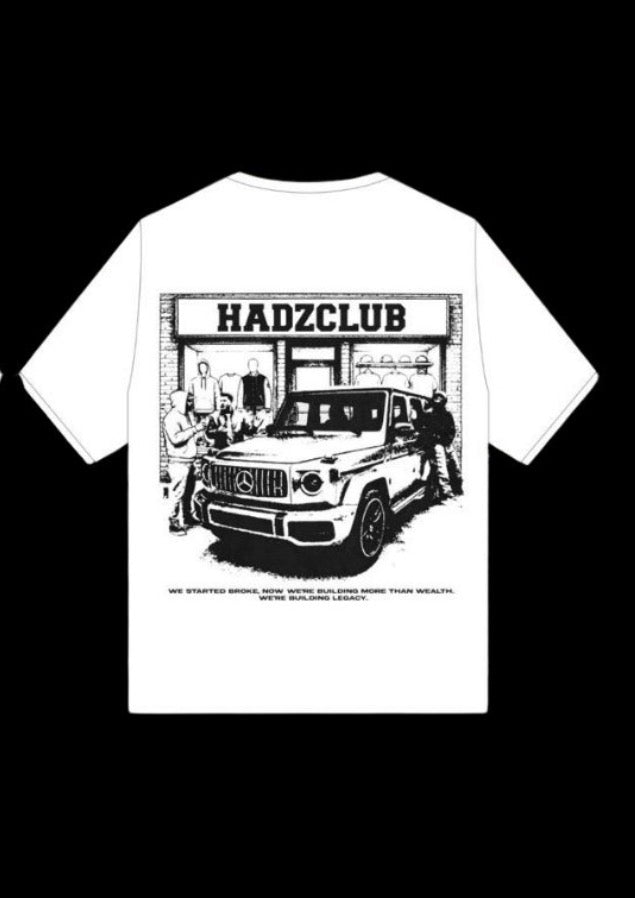 HADZ 04 WHITE TEE