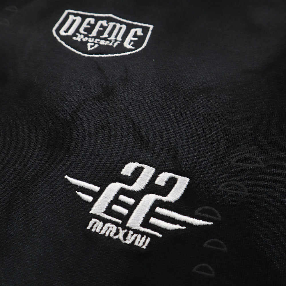 EGLAF Badges Boxy Tee (Black)