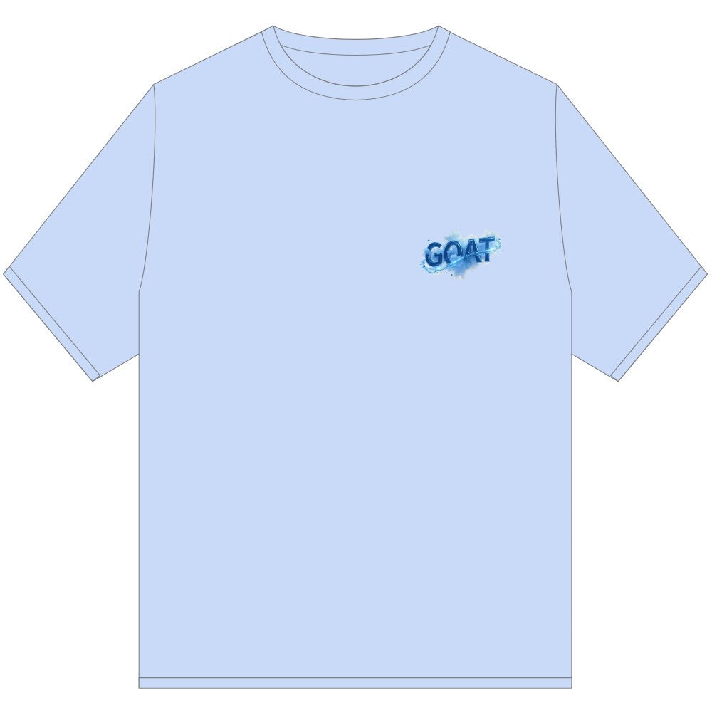 GOAT HYDRO LOOP TEE SHIRT BLUE