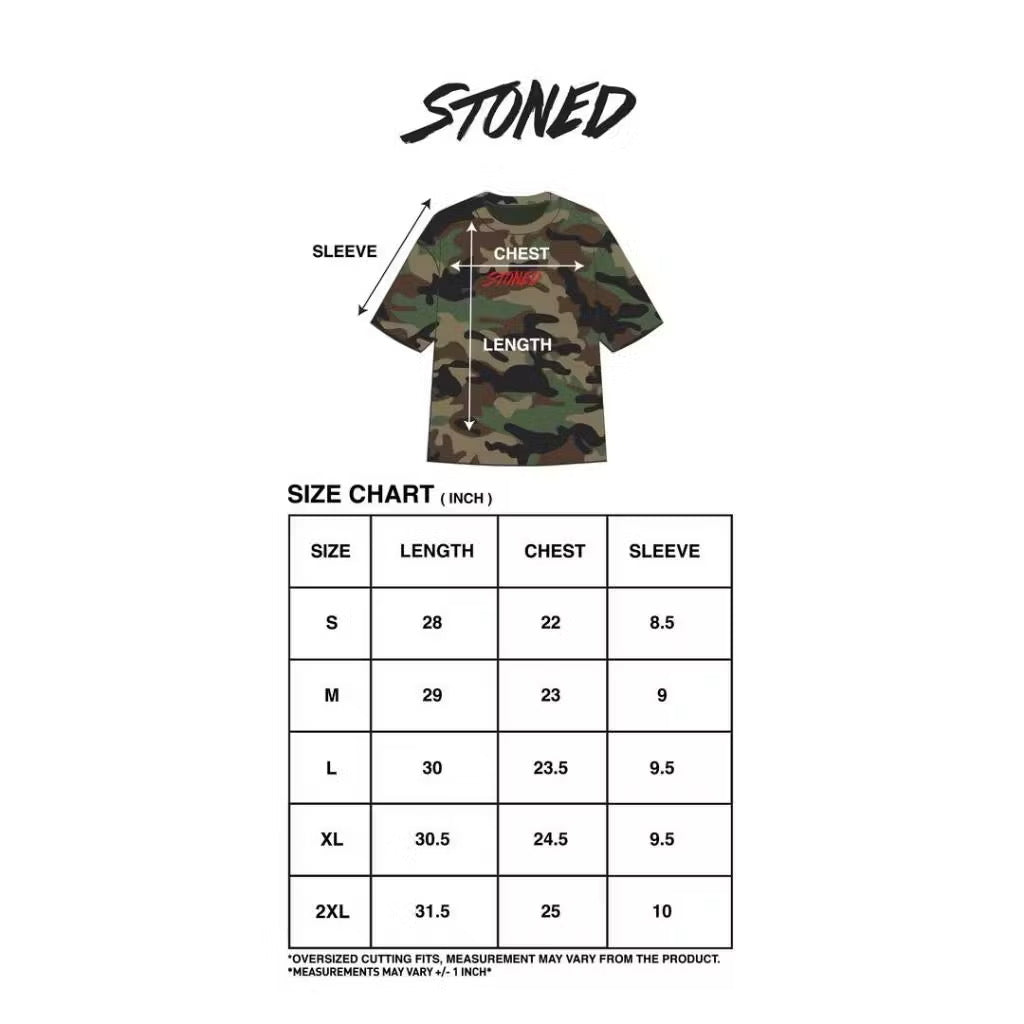 STONED BLESSED25: GENETIC MILITARY TEE