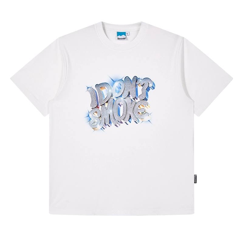 DONTSMOKE DIAMOND TEE WHITE