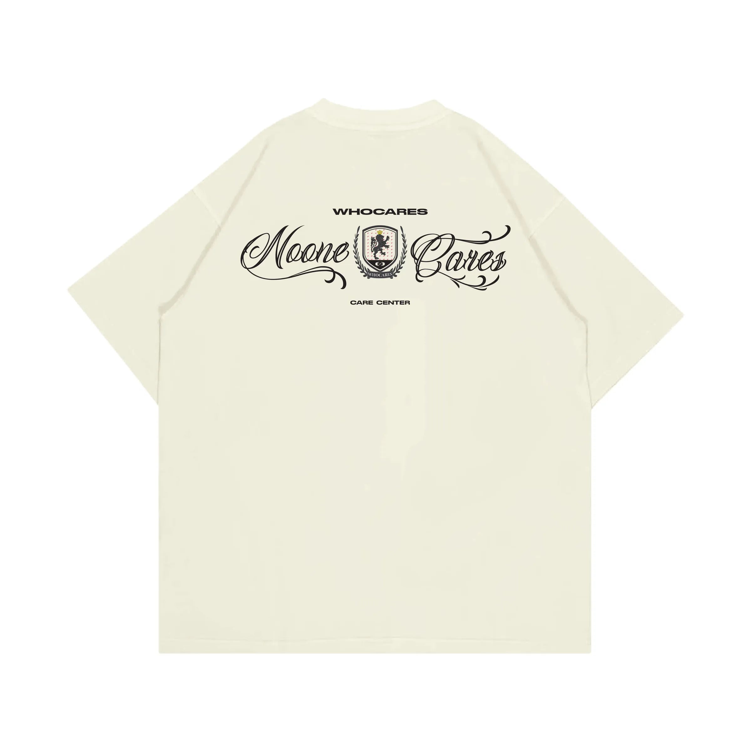 WHOCARES EMBLEM CLUB  TEE BEIGE