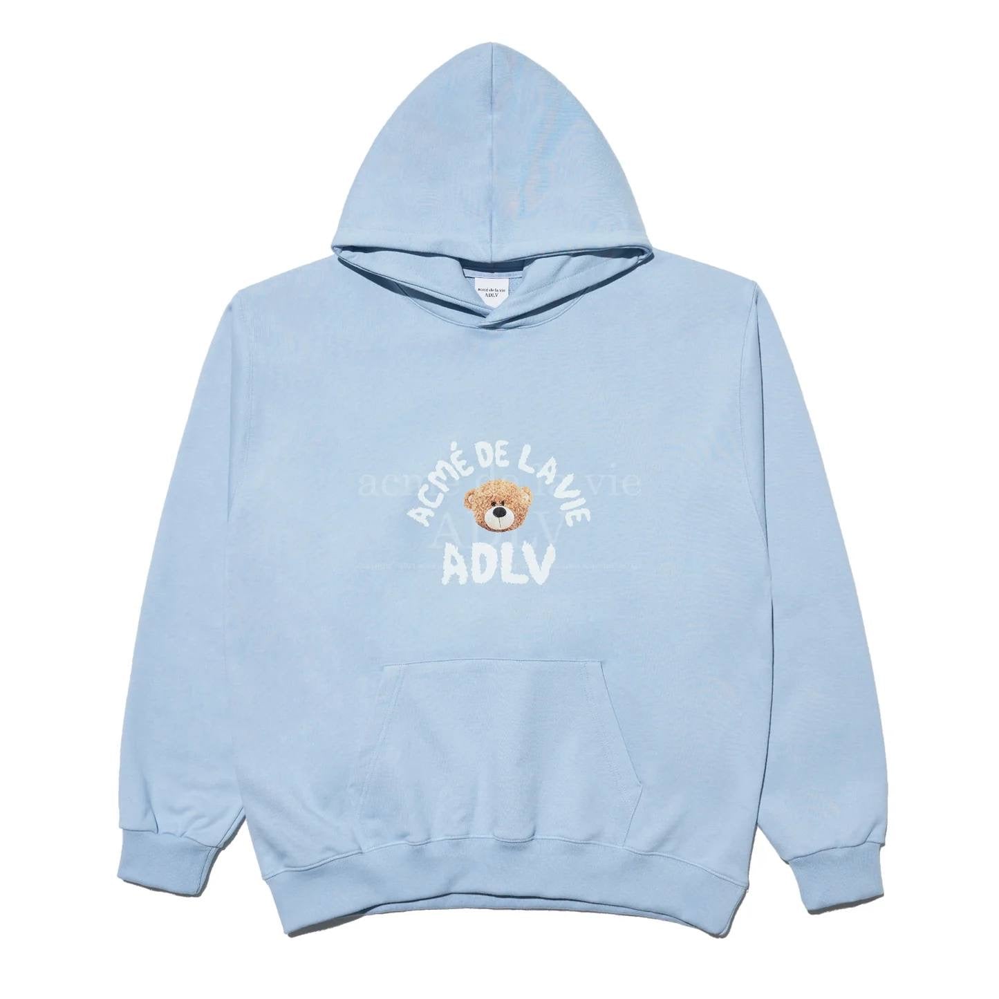 ADLV HOODIE TEDDY BEAR BLUE