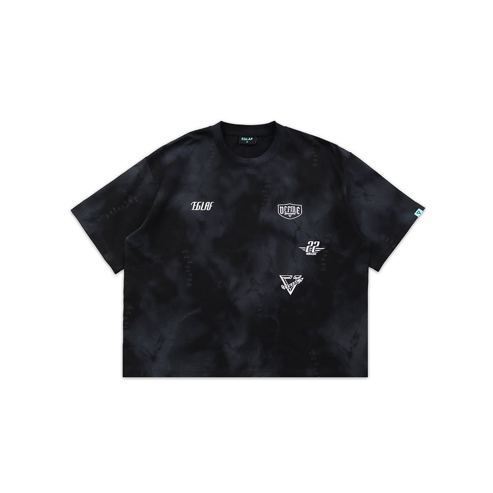 EGLAF Badges Boxy Tee (Black)