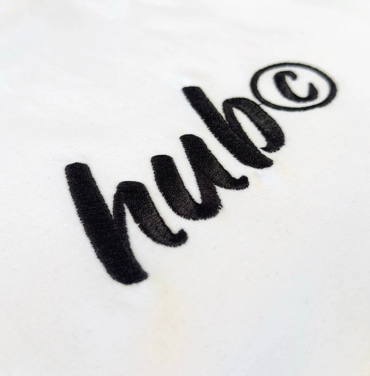 HUB 230GSM BASIC EMBROIDERY TEE WHITE