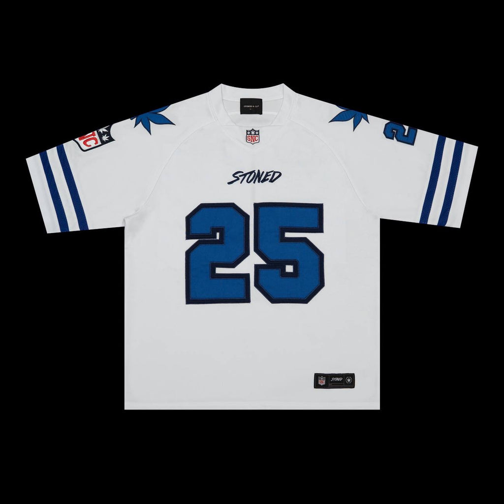 Stoned & Co Force NFL Jersey White
