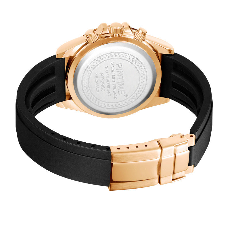 CIVILIZED PIN TIME VELOCITY ROSE GOLD WATCH (PRE-ORDER)