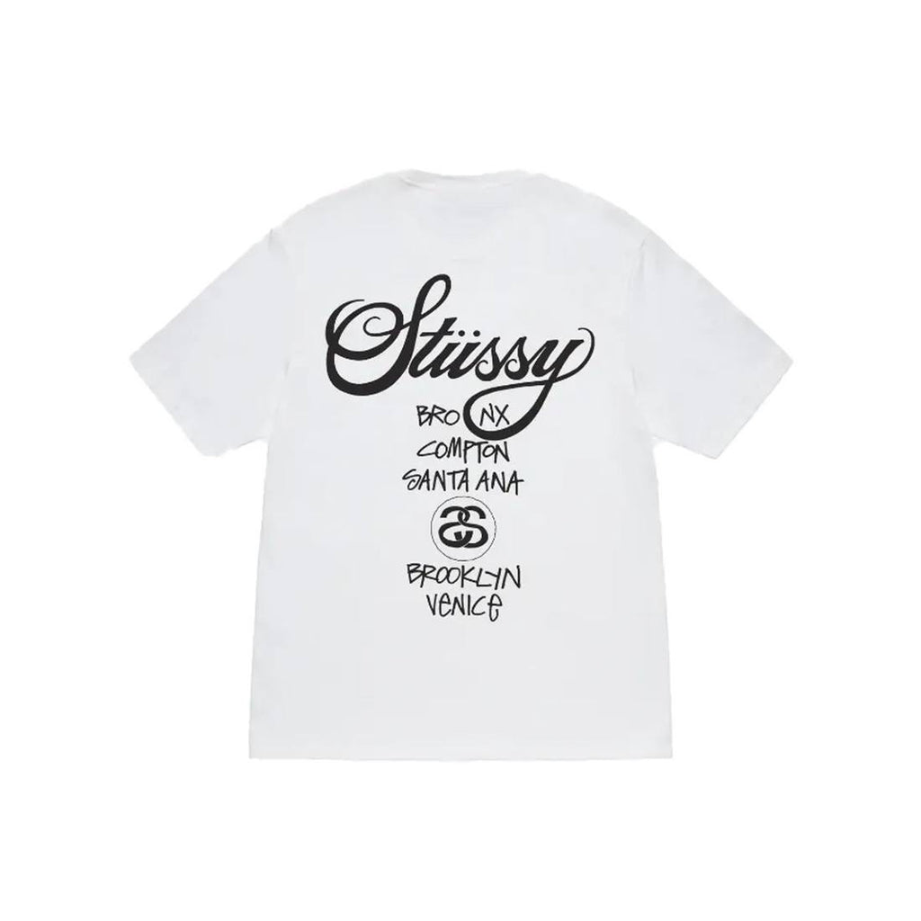 Stüssy World Tour Tee White