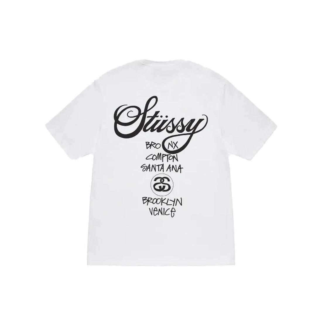 Stüssy World Tour Tee White