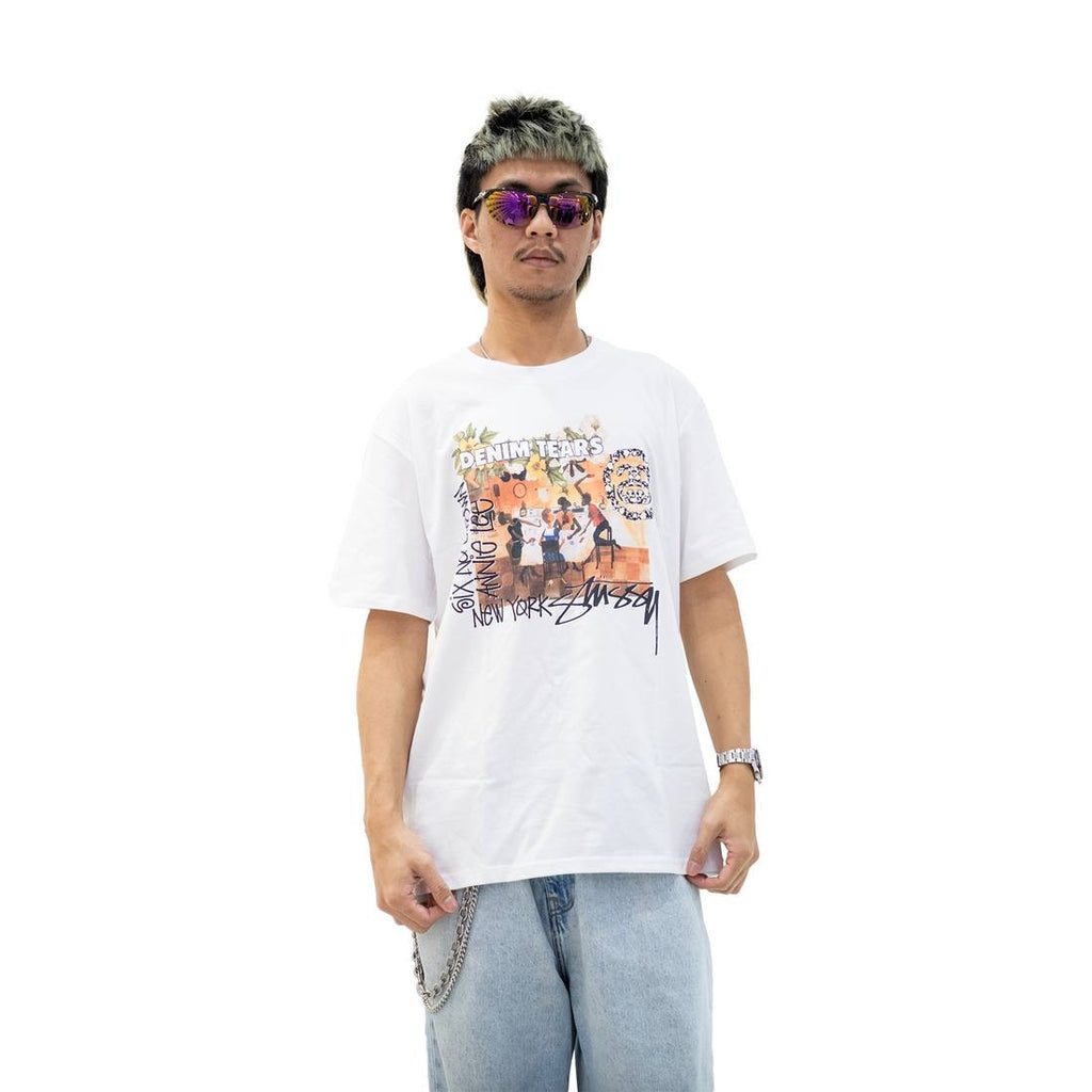 Stüssy x Denim Tears Annie Lee Artist Tee White