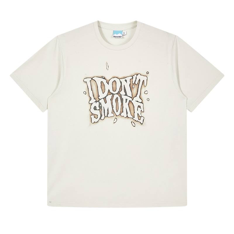 DONTSMOKE EARTHQUAKE TEE CREAM