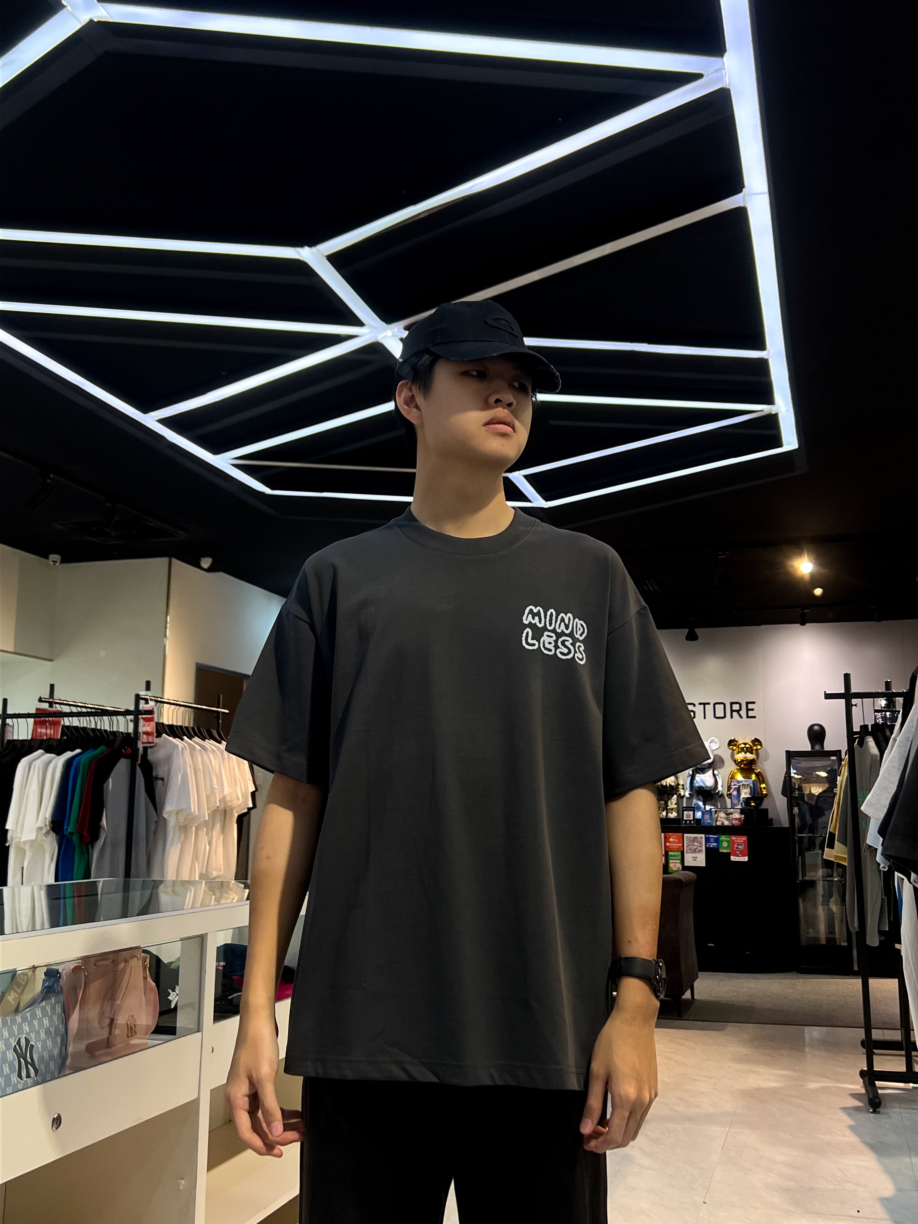 MINDLESS 018GY TEE GREY