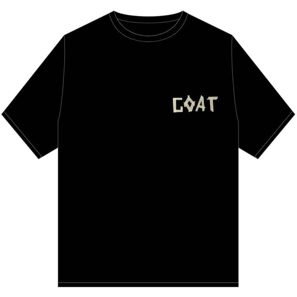GOAT TAPED UP TEE SHIRT BLACK