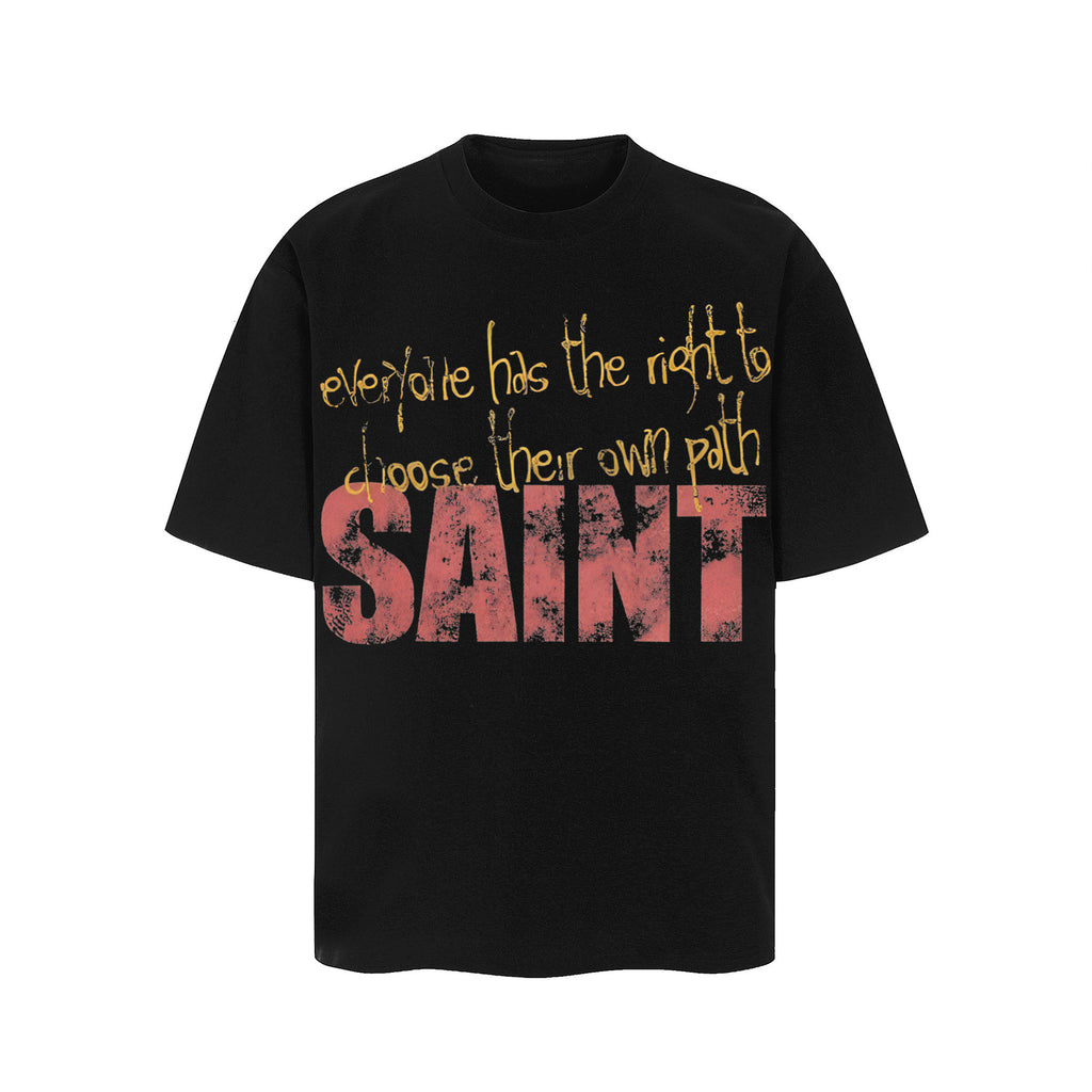 OWN PATH BLACK VINTAGE T SHIRT (PRE-ORDER)