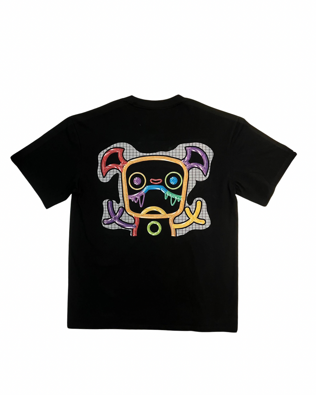 MINDLESS MULTICOLOUR LOGO TEE BLACK