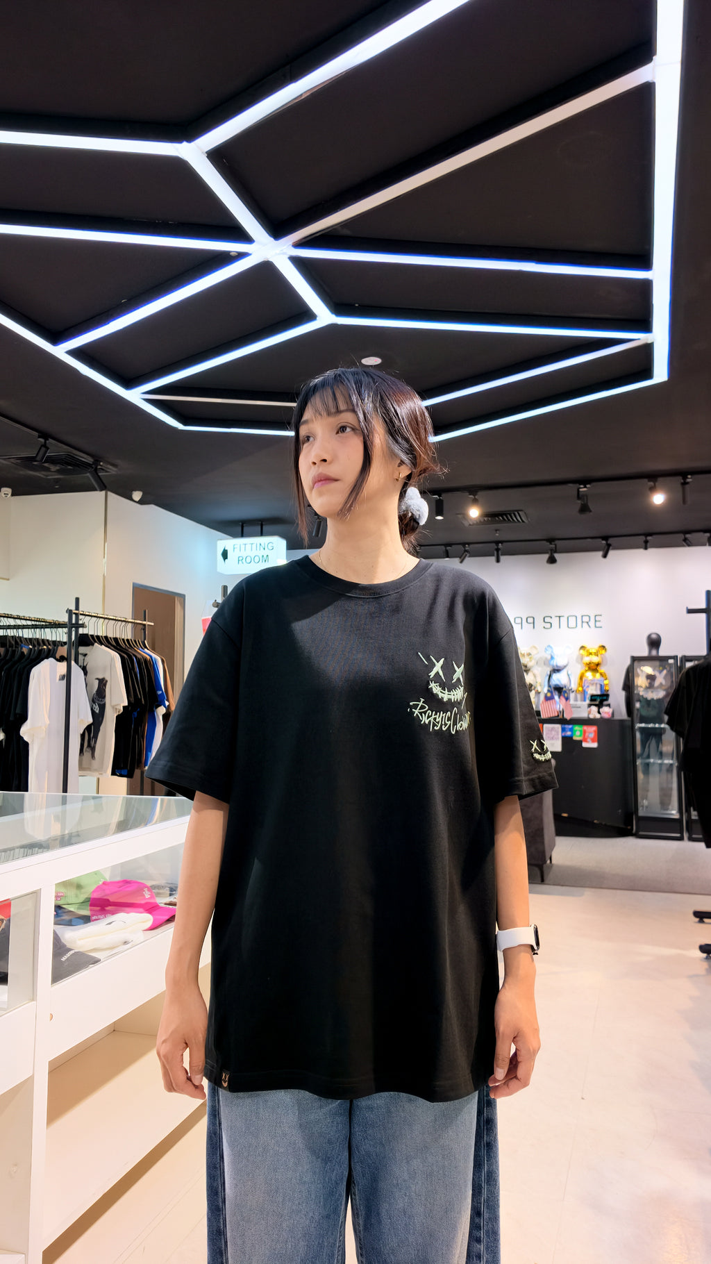 RICKYISCLOWN ALL STAR EMERALD CLOWN TEE BLACK