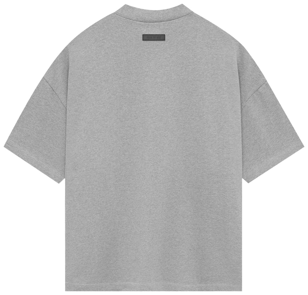 Fear of God Essentials Heavy Jersey Short-Sleeve Tee 'Dark Heather Oatmeal' (FW23)