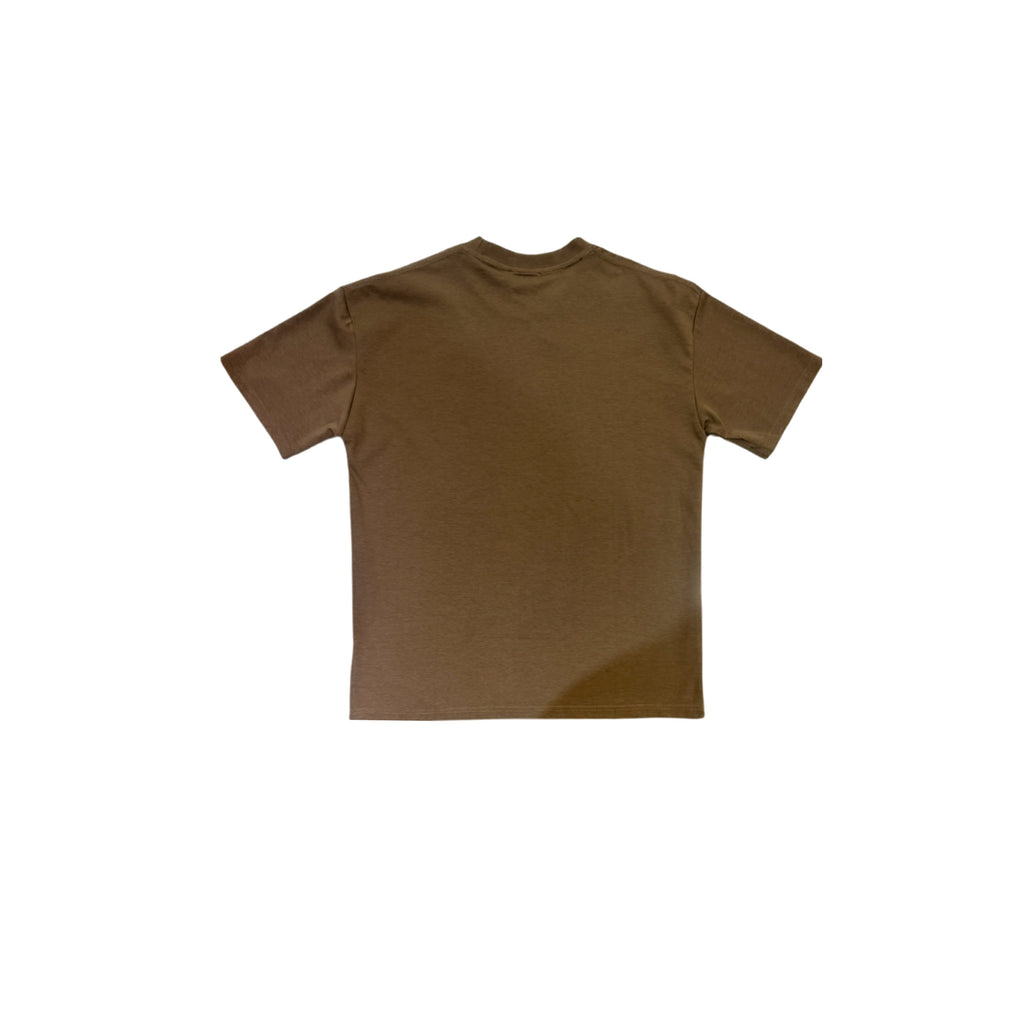 BRB BASIC TEE LIGHT BROWN