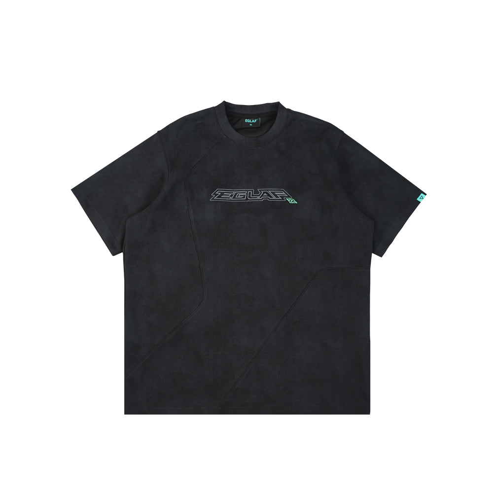 EGLAF BASIC26 PANEL TEE BLACK