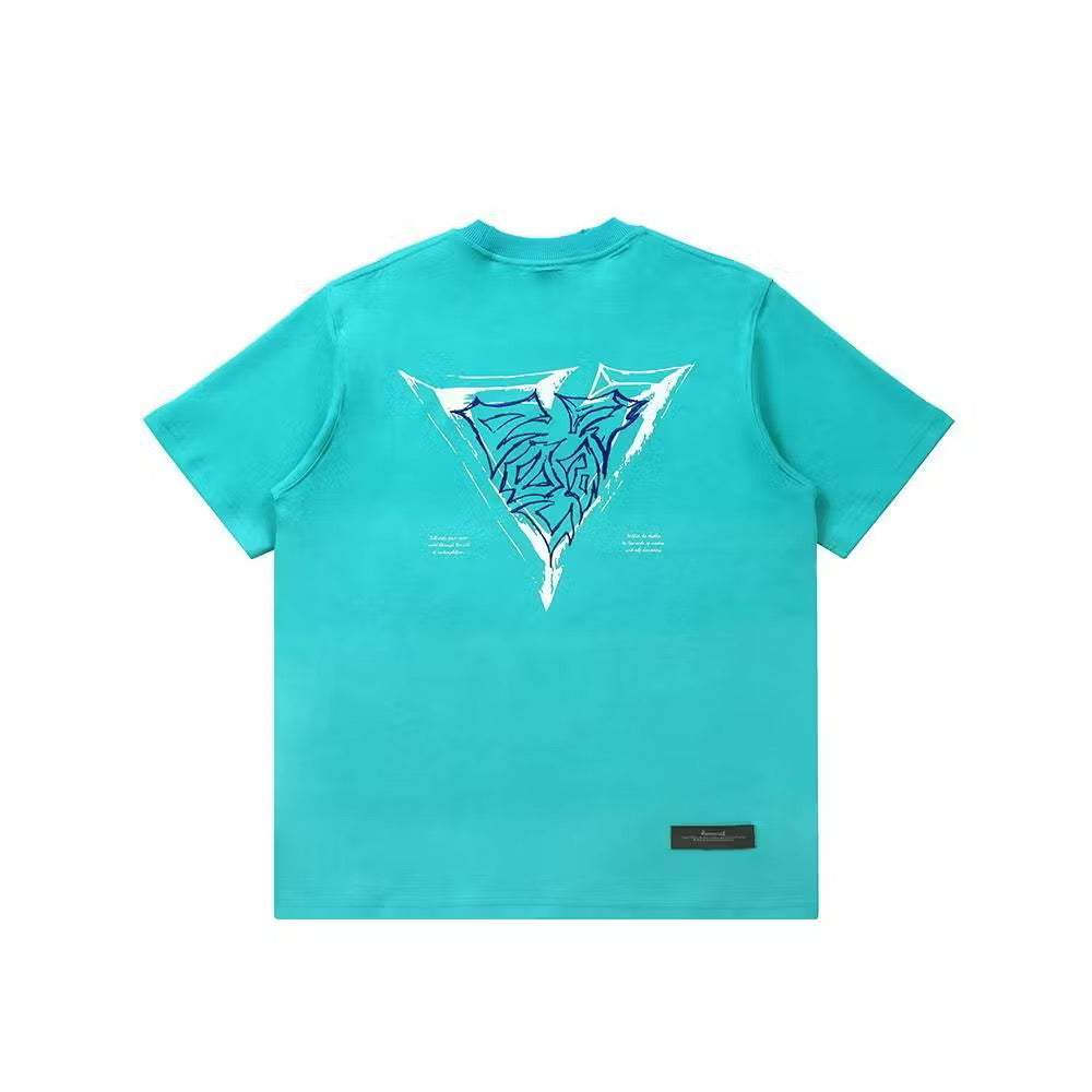 EGLAF RC EMBROIDERY LOGO TEE TERQUOISE