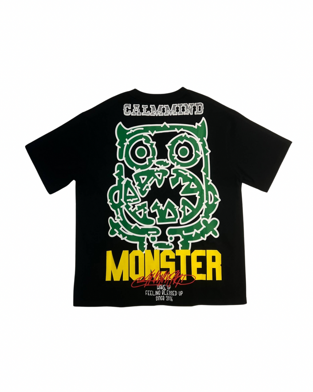 CALMMIND Cactus Monster Tee Black