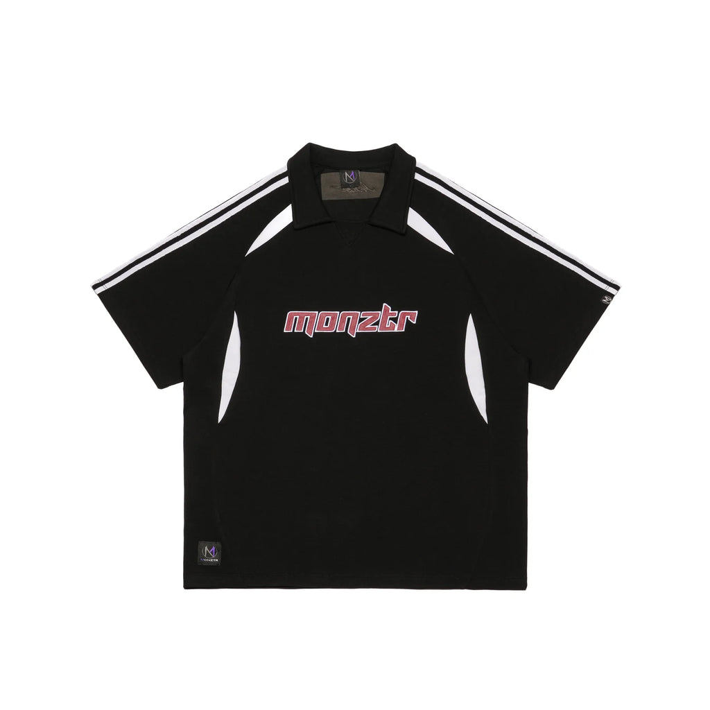 MONZTR JERSEY TEE BLACK