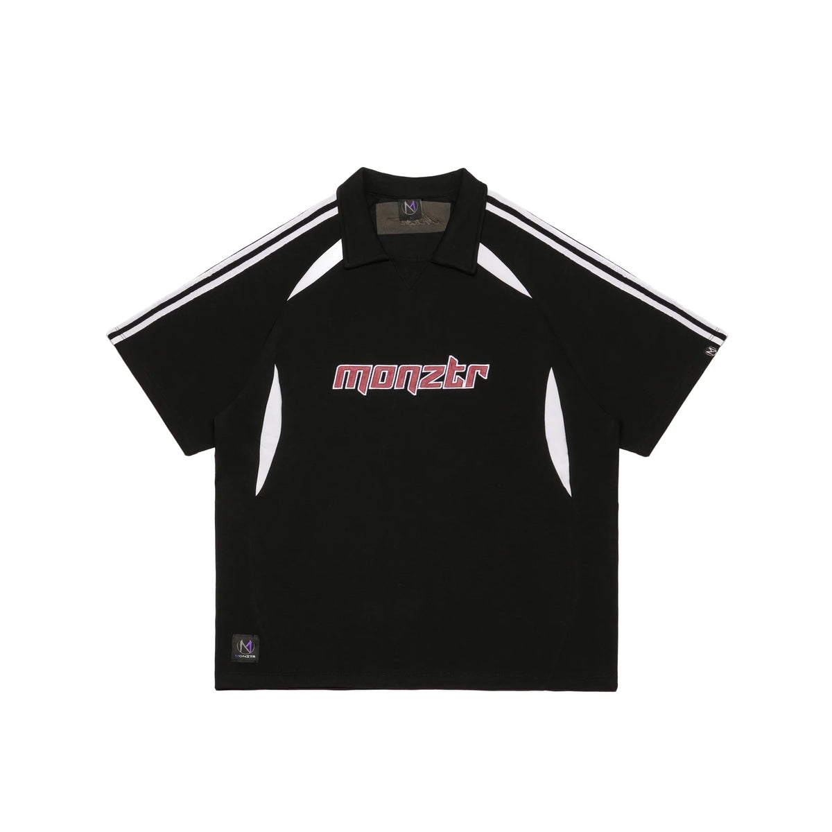 MONZTR JERSEY TEE BLACK